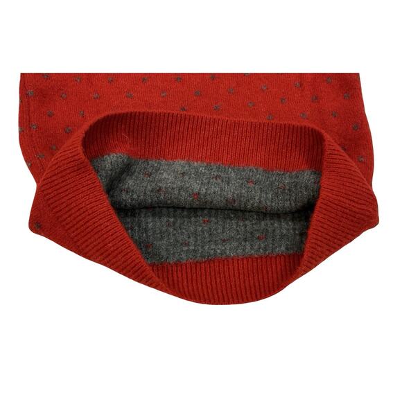 Ines De La Fressange Uniqlo Pullover Sweater XS Red Wool Alpaca Blend Midweight - Picture 3 of 6